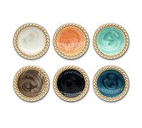 Bottoni da cucire, Bottoni in metallo, 6 pezzi di decorazioni for bottoni vintage for abiti, cappotti e vestiti(15mm)