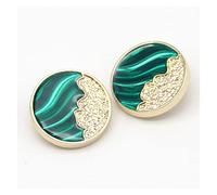 Bottoni da cucire, Bottoni in metallo, Bottoni rotondi vintage in metallo verde oro da 25 mm, accessori for cucire(18mm)