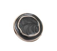 Bottoni da cucito, Bottoni color oro vintage multicolori for cappotti, giacche a vento, maglioni, accessori artigianali for cucire(Black,25mm 5pcs)