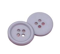 Bottoni da cucito rotondi in resina Scrapbooking Bottoni in tinta unita in colore misto per vestiti fai da te, bambole, accessori per indumenti artigianali, 15mm 50pcs