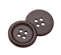 Bottoni da cucito rotondi in resina Scrapbooking Bottoni in tinta unita in colore misto per vestiti fai da te, bambole, accessori per indumenti artigianali, Marrone scuro, 10mm 100pcs