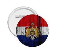 Bottoni della bandiera dei Paesi Bassi Bottoni sul retro Spilli Spille sul petto rotonde Distintivi Bottone Spilla Cappello Abbigliamento Borsa Accessori S