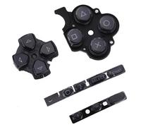 Bottoni Di Ricambio Compatibili Con Sony PSP 3000 30004 Nero Gomma Contatto