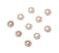 Bottoni di Strass 10 pz 12/15/18/20mm moda forma di girasole bottoni con strass for camicia cappotto vestito cucito fai da te accessori abbigliamento per Cucito(Color 2,12mm)