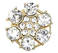 Bottoni Di Strass - Coperture Con Bottoni Brillanti | Polsini Per Le Donne | Copertura Del Pulsante Per Gemelli Senza Cucitura | Gemelli Della Camicia Rimovibili | Gemelli A Maniche Con C