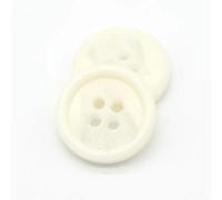 Bottoni grandi da cappotto bianchi in resina imitazione corno da 30 mm per abiti, maglioni, giacche, accessori decorativi per cucire