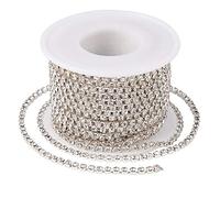 Bottoni in 1 rotolo strass strass catene 2.8mm Crystal