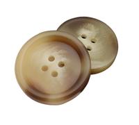 Bottoni in resina Bottoni rotondi per trench beige Accessori per cucire decorativi, Colore 6, 15mm 10pezzi