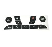 Bottoni Interni Compatibile Con Ford Per Focus 1999 2000 2001 2002 2003 2004 2005 Adesivi La Riparazione Del Pulsante Di Controllo Del Clima Dell'aria Condizionata(Nero)