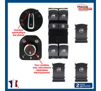 Bottoni + Interrutore Fari Auto + Rotellina Retro Abbattibile Pinze per Alhambra