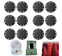 Bottoni Magnetici da Cucire 26mm con Mini Set da Cucito, Chiusura Magnetica per Abbigliamento, Giacche e Accessori, Set di 6 Pezzi, Facile da Usare per Cucito Manuale
