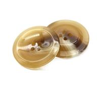 Bottoni Marroni in Corno Beige in Resina Smaltata da 30mm per Cucire Accessori Decorativi Fatti a Mano per Cardigan da Donna, 10502 beige, 28mm 10pcs