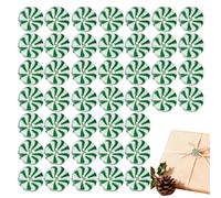 Bottoni Natalizi Per Cucito - 50 Pezzi Rotondi Per La Sostituzione Del Cucito | 4 Fori Bottoni Resina Di Zucchero Per Vestiti,Per Casa Feste Riparazione Progetti Fatto A Mano Maglioni