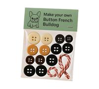 Bottoni natalizi per il libero creativo statuetta di cane kit creativo decorazione natale per donne uomini ragazzi e ragazze studenti famiglia albero festivo borsa