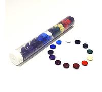 Bottoni per Cucire in Resina, Color assortito, Molti colori, Pack Kit, 144 unità/Tubo (000, 11 mm)