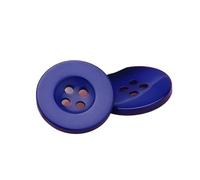 Bottoni Per Cucito 10 pezzi 9-30 mm bottoni a quattro occhi in resina for maglioni e camicie, da cucito fai te for vestiti, artigianato, indumento scrapbooking(Dark blue,24L 15.0 MM)