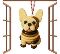 Bottoni Per Fai Da Te Decorazione Con Figurina Di Cane | Set di Ornamenti con Bottoni Per Donne Ragazzi Ragazze Studenti Famiglia Albero Di Natale Specchietto Retrovisore Auto