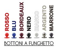 Bottoni per giacca da Cuoco Set 10 pezzi Bianco unisex