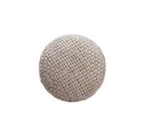 Bottoni per vestiti 30 pezzi 15/18/20/23/25/28/30 mm bottoni rivestiti in tessuto, gambo in metallo, di lino, decorazione for cuscini da divano, accessori for cucito fai te(Beige,15mm 30pcs)