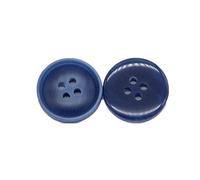Bottoni rotondi da cucire in resina, bottoni per abiti retrò, bottoni per giacche per uomo e donna, Blu, 20 mm 10 pz