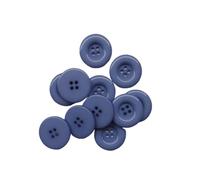 Bottoni rotondi in resina, 4 fori, for cucire cappotti, scrapbooking, fai da te, 15 mm, 18, 20, 23, 25, 28, 30, 34, 38(11 Sky Blue,30mm 5pcs)