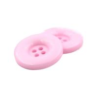 Bottoni rotondi in resina plastica a 4 fori, neri e bianchi, da 15 mm, 18, 20, 23, 25, 28, 30, 34 38, for cucito, scrapbooking fai te(Pink2,20mm 25pieces)