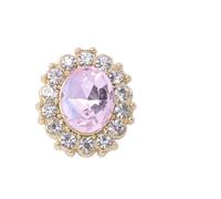 Bottoni Strass Bottone Decorativo Con Strass Ovale Elegante Da 10 Pezzi | Edge Diamond Buckle Artigianato fai-da-te Abbigliamento Abito da sposa Accessori for capelli(Color 4)