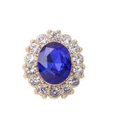Bottoni Strass Bottone Decorativo Con Strass Ovale Elegante Da 10 Pezzi | Edge Diamond Buckle Artigianato fai-da-te Abbigliamento Abito da sposa Accessori for capelli(Color 9)