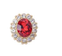 Bottoni Strass Bottone Decorativo Con Strass Ovale Elegante Da 10 Pezzi | Edge Diamond Buckle Artigianato fai-da-te Abbigliamento Abito da sposa Accessori for capelli(Color 5)