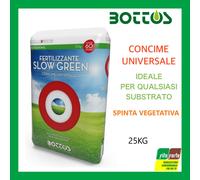 BOTTOS CONCIME SLOW GREEN 22-5-10+2MgO 25 KG LENTA CESSIONE SPINTA PRATO