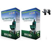 Bottos, Concime granulare naturale Nutrattiva,adatto tutto l'anno per lo sviluppo delle difese del prato (5,4 Kg + guanti)