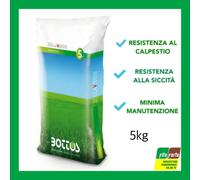 BOTTOS SEMI PROFESSIONALI MACISTE PRATO TAPPETO ERBOSO 5 KG RESISTENTE FESTUCA