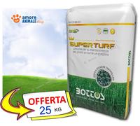 Bottos SUPER TURF → 2 / 25 kg - Concime Prato 24-6-9 Mantenimento Tappeto Erboso