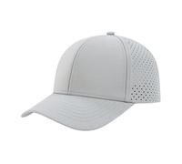 BOTVELA Cappello da baseball da uomo con taglio laser a rete, Grigio, Taglia unica