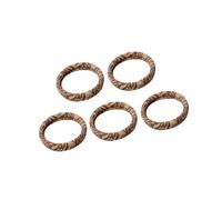 BOTXONTN Confezione da 5 elastici per capelli ad alta elasticità, in tessuto antiscivolo, per donne e ragazze, per lo styling quotidiano