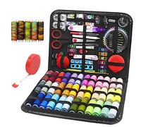 BOUBFIVSY Kit da Cucito, 229 Pezzi Premium Kit di Accessori da Cucito con Custodia per Trasporto, 41 Bobine di Filo XL, Portatile per Principianti, Adulti, Viaggi, Uso di Emergenza