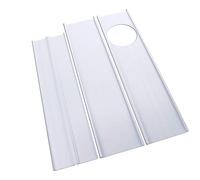 BouBou 180Cm 3Pcs Kit Scorrevole Per Finestre Piastra Regolabile Condizionatore D'Aria Schermo Antivento Per Condizionatore D'Aria Portatile