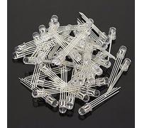 BouBou 50Pcs Led Rgb Common Cathode 4-Pin F5 5Mm Diode
