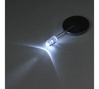 BouBou Diodo Led Bianco Ultra Luminoso Trasparente 1000M 20Ma F5 5Mm