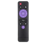 BouBou Sostituzione Telecomando IR per H96 Max Rk3318 H96 Mini H6 Allwinner H603 TV Box - Nero