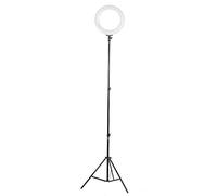 BouBou Treppiede pieghevole da 170 cm 1,7 m con anello video, luce flash, per streaming live di Youtube Tik Tok