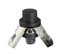 Bouchon de Champagne - Bouchon de Bouteille Vin Mousseux Acier Inoxydable | Cava avec Pompe à Pression Intégrée | Scelleur Vide Anti-Fuite pour Accessori Bar