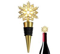 Bouchon De Vin Noël - Flocon De Neige Décoratif, Bouchon Réutilisable Pour Bouteille | Champagne, Alcool, Bar, Maison, Ristorante, Bureau, Campeggio, Fête, Nouvel An, Accessoire Pratique Et Élégant