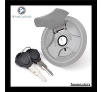 Bouchon Réservoir Trappe Essence + Clés Per Yamaha MT125 MT-125 ABS 2017 Grigio