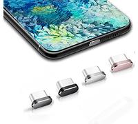 Bouchons Anti-Poussière,4 pièces Housse Anti-Poussière de Type C pourTéléphones Portables Port de Chargement USB de Typ C Coque de Protection pour Téléphones intelligents.