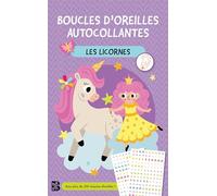 Boucles d'oreilles autocollantes: Les licornes