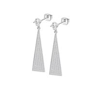 Boucles d'oreilles Lotus Silver Pyramide oxyde