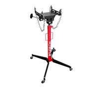 Boudech Hack - Sollevatore Ingranaggi idraulico da Fossa max 500Kg H210 cm per Trasmissione Motore Auto con Ruote in Acciaio Rosso