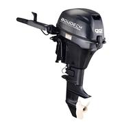Boudech Kluster - Motore Marino Fuoribordo a Benzina 4 Tempi 246cc 9.9 Hp Raffreddato ad Acqua Gambo Corto per Gommoni Barche da Pesca