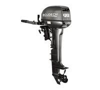 Boudech Kundan - Motore Marino Fuoribordo a Benzina 4 Tempi 246cc 9.9 Hp Raffreddato ad Acqua Gambo Lungo per Gommoni Barche da Pesca